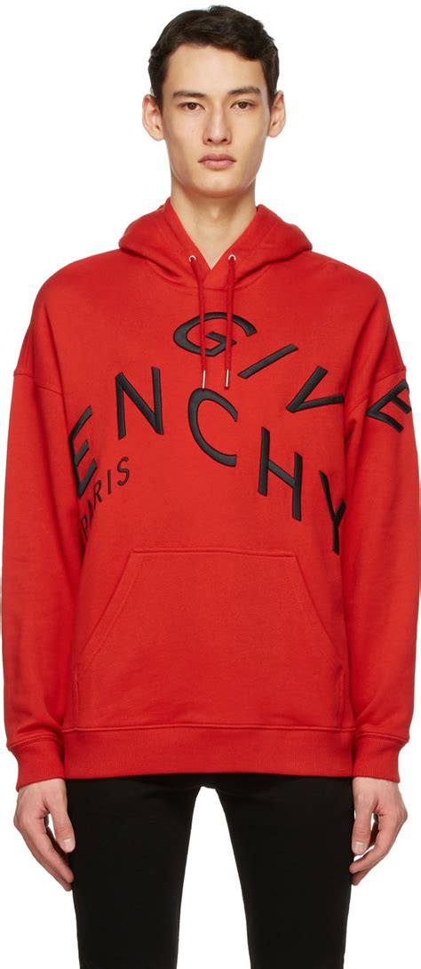 givenchy red dog hoodie|reversible Givenchy black hoodie.